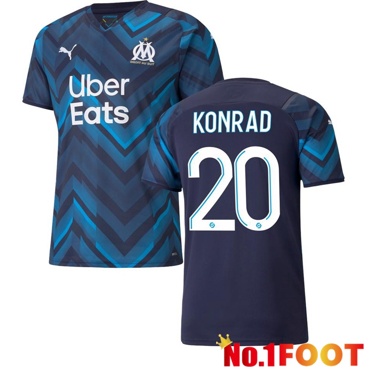 Olympique Marseille (KONRAD 20) Away Jersey Blue Marine 2021/2022