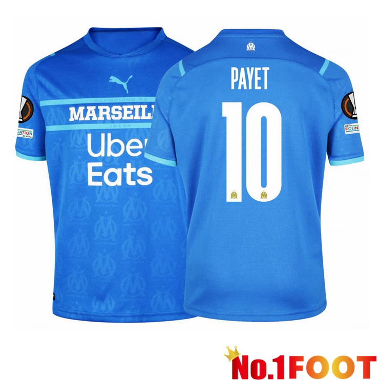 Olympique Marseille (PAYET 10) Third Jersey Blue Marine 2021/2022