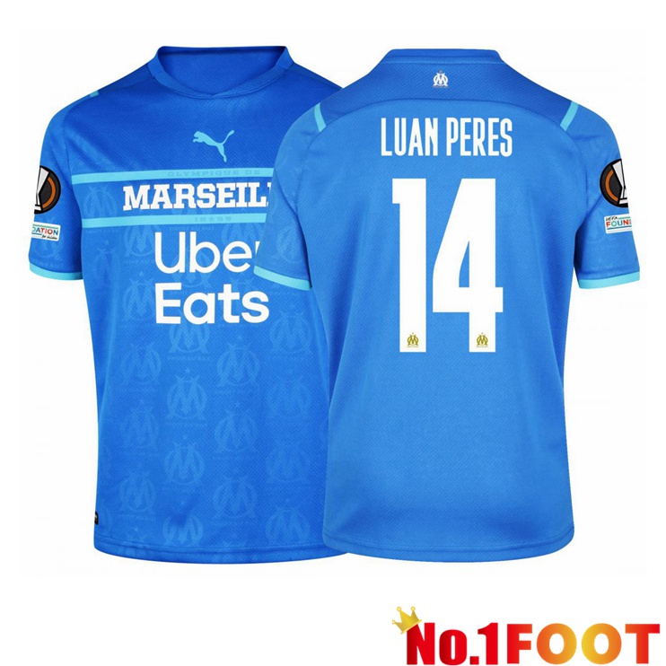 Olympique Marseille (Luan Peres 14) Third Jersey Blue Marine 2021/2022