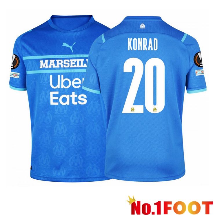 Olympique Marseille (KONRAD 20) Third Jersey Blue Marine 2021/2022