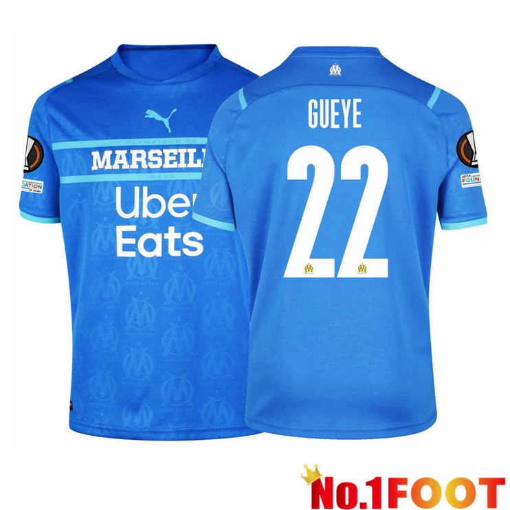 Olympique Marseille (Gueye 22) Third Jersey Blue Marine 2021/2022