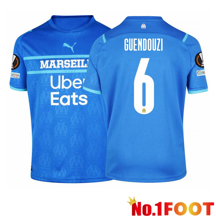 Olympique Marseille (GUENDOUZI 6) Third Jersey Blue Marine 2021/2022