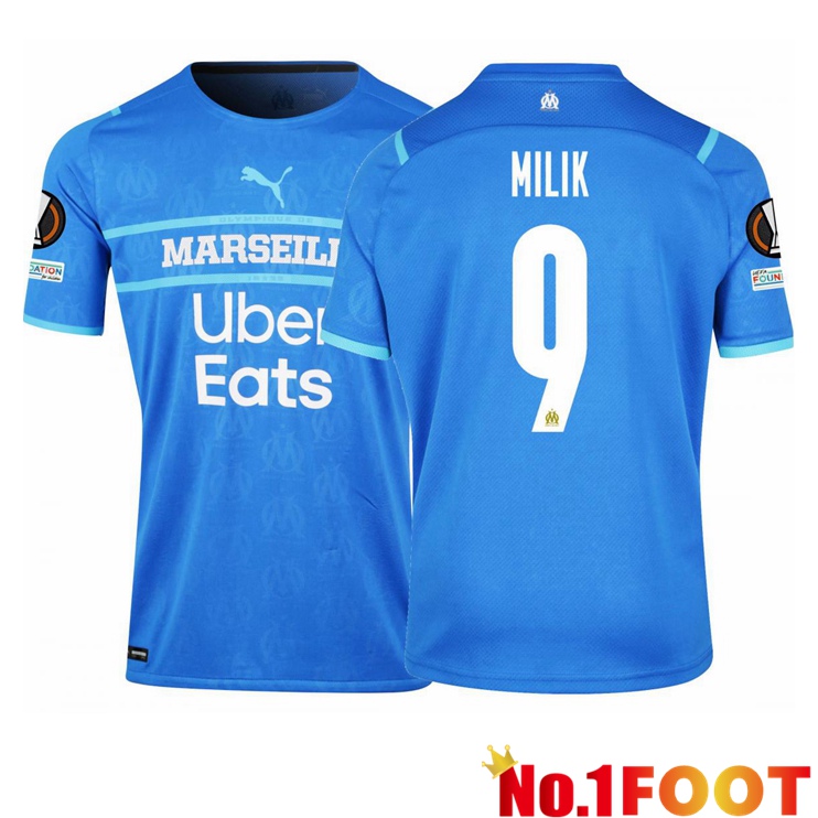 Olympique Marseille (MILIK 9) Third Jersey Blue Marine 2021/2022