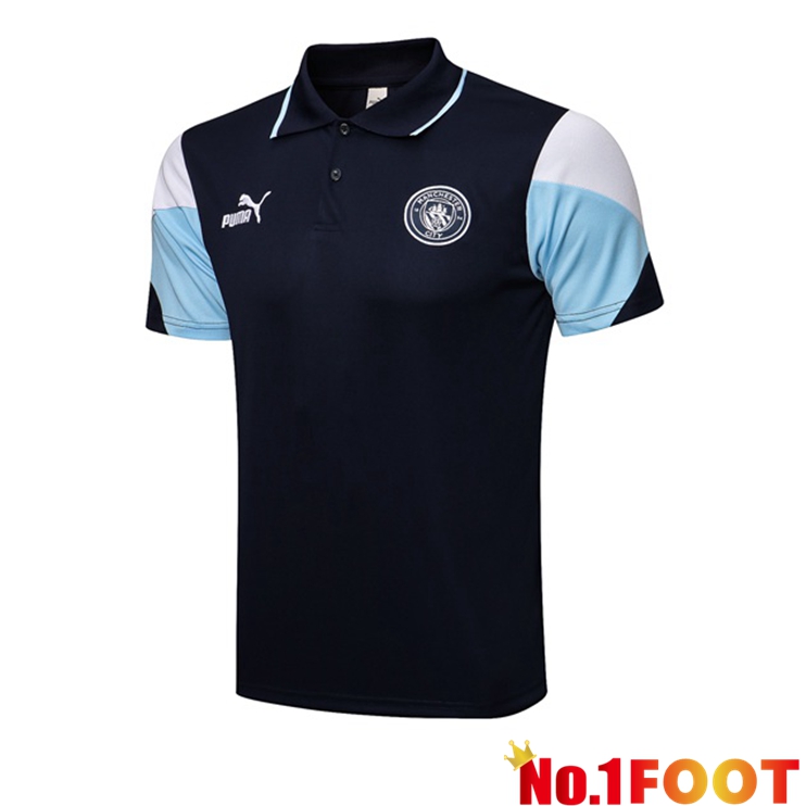 Manchester City Polo Shirt Blue Royal 2021/2022