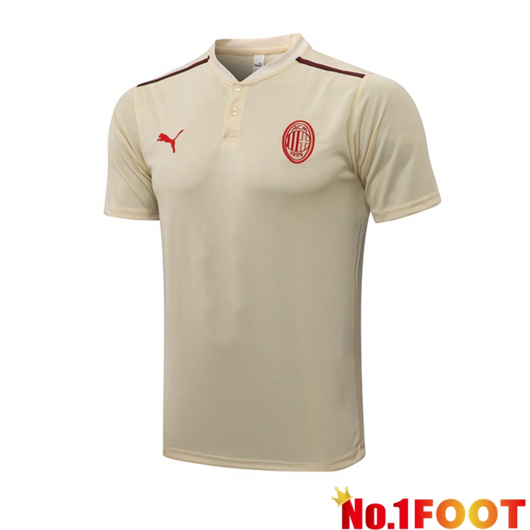 AC Milan Polo Shirt Yellow 2021/2022