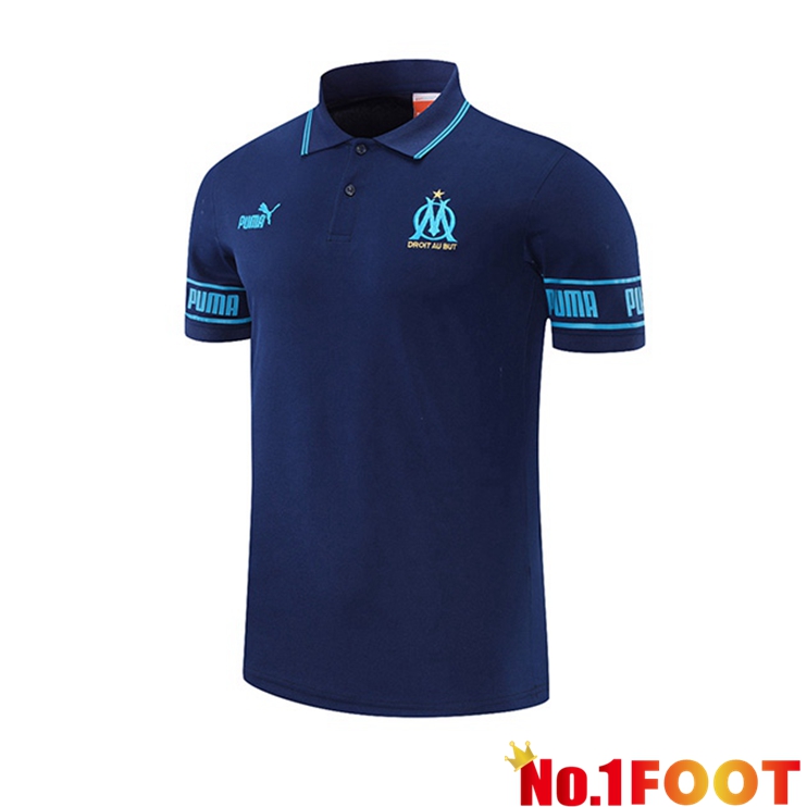 Marseille OM Polo Shirt Blue Royal 2021/2022