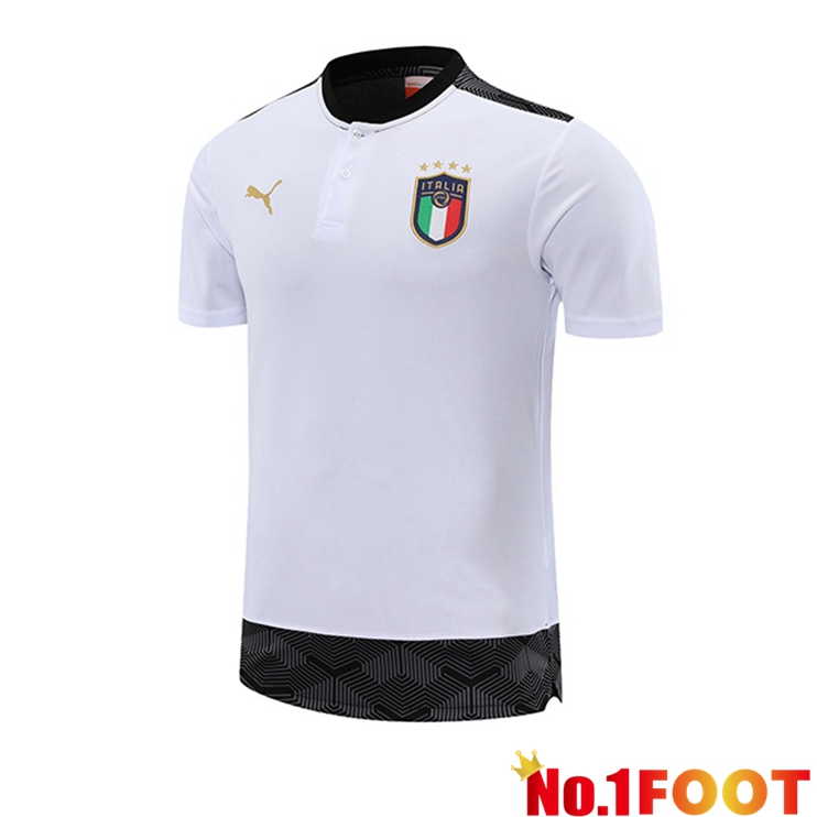 Italy Polo Shirt White 2021/2022