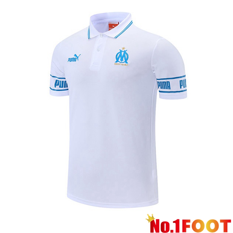 Marseille OM Polo Shirt White 2021/2022