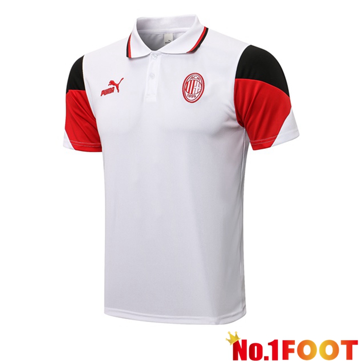 AC Milan Polo Shirt White 2021/2022