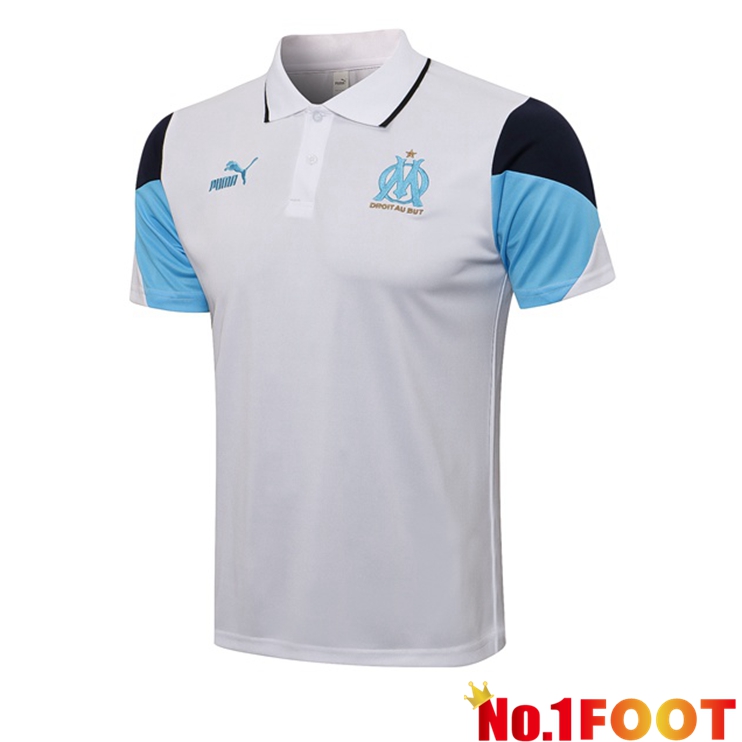 Marseille OM Polo Shirt White 2021/2022