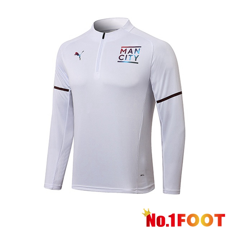 Manchester City Training Sweatshirt White 2021/2022