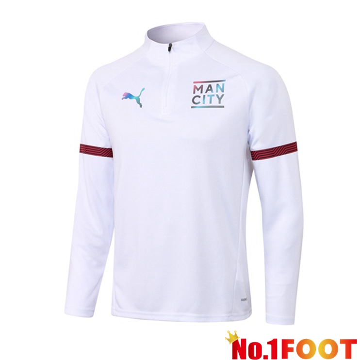 Manchester City Training Sweatshirt White 2021/2022