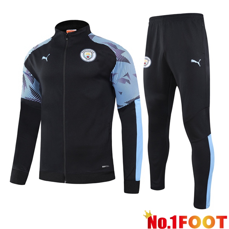 Manchester City Training Tracksuit Black 2021/2022