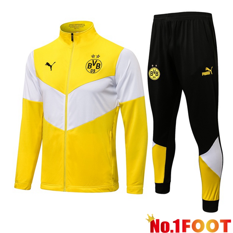 Dortmund Training Tracksuit Yellow White 2021/2022