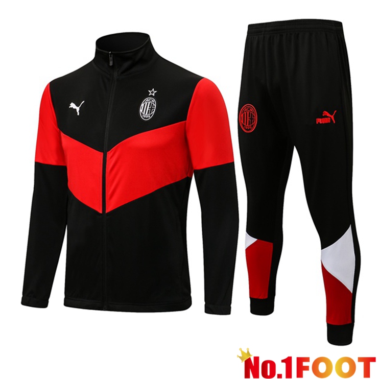 AC Milan Training Tracksuit Red Black 2021/2022