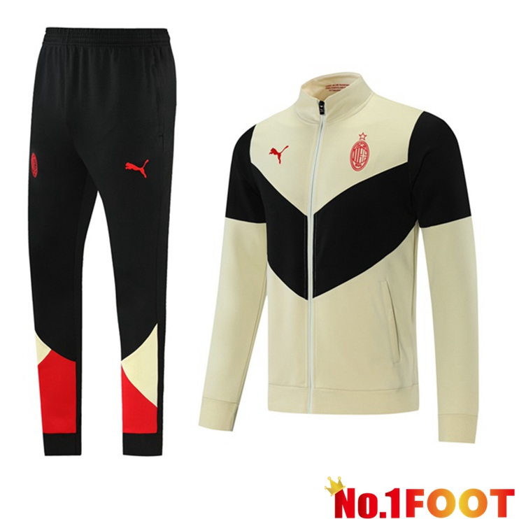 AC Milan Training Tracksuit Yellow Black 2021/2022