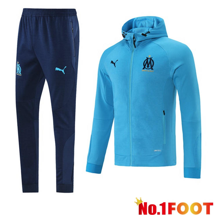 Marseille OM Training Tracksuit Blue 2021/2022