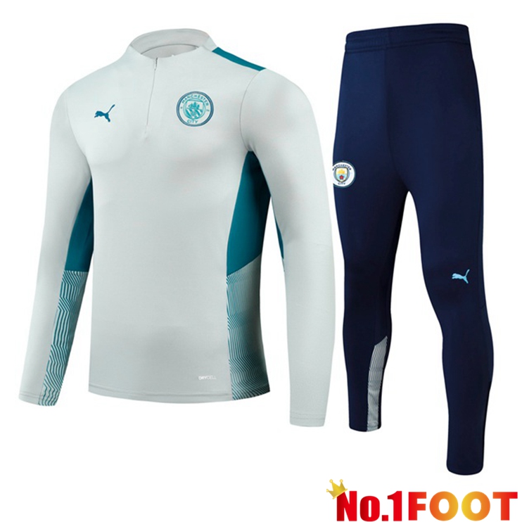 Manchester City Training Tracksuit Grey 2021/2022