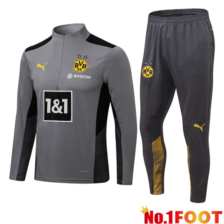 Dortmund Training Tracksuit Grey 2021/2022