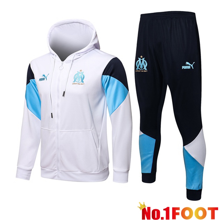 Marseille OM Training Tracksuit White 2021/2022