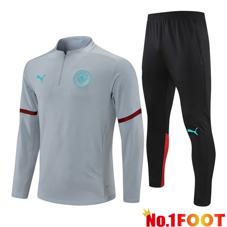 Manchester City Training Tracksuit Grey 2021/2022