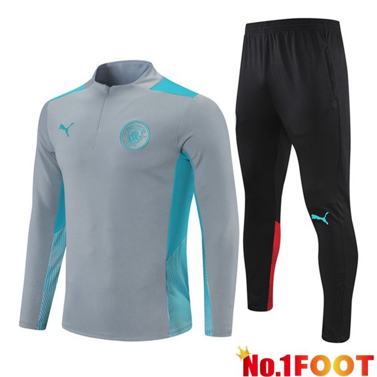 Manchester City Training Tracksuit Grey 2021/2022