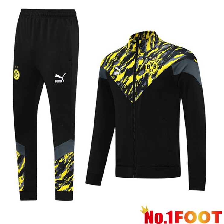 Dortmund Training Tracksuit Yellow Black 2021/2022