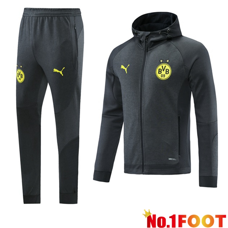 Dortmund Training Tracksuit Black Grey 2021/2022