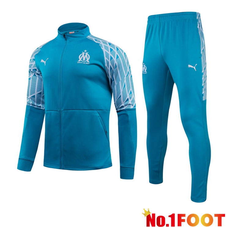 Marseille OM Training Tracksuit Blue 2021/2022