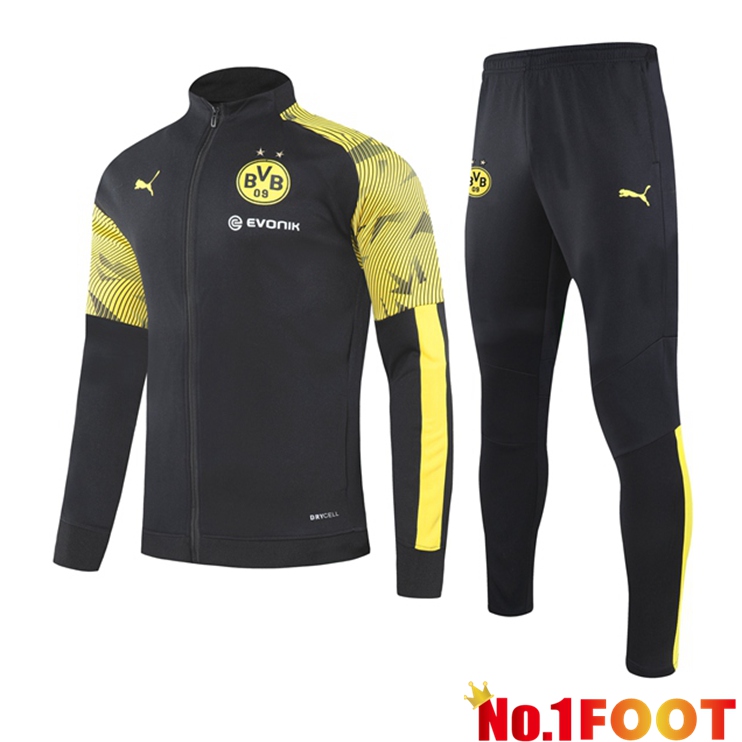 Dortmund Training Tracksuit Black Yellow 2021/2022