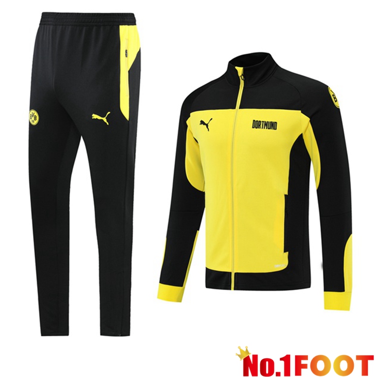 Dortmund Training Tracksuit Yellow Black 2021/2022