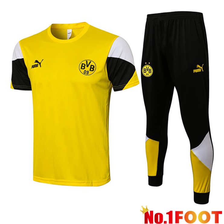 Dortmund Training T Shirt + Pants Yellow 2021/2022