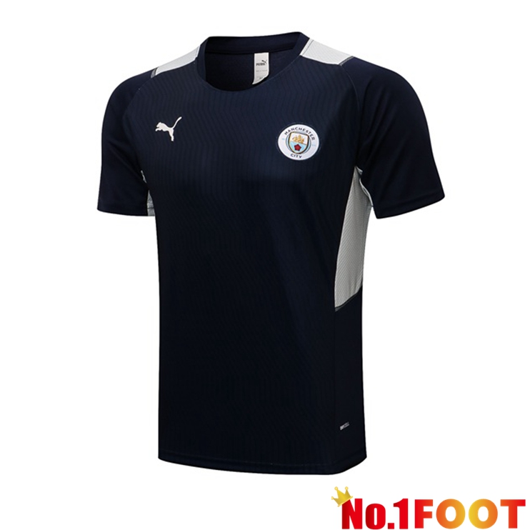 Manchester City Training T Shirt Blue Royal 2021/2022