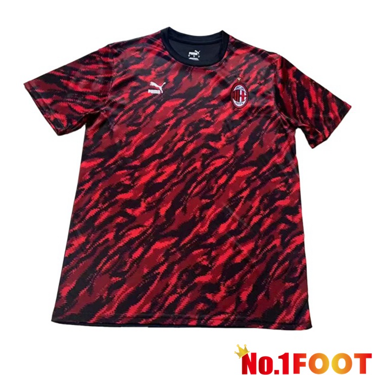 AC Milan Training T Shirt Red 2021/2022