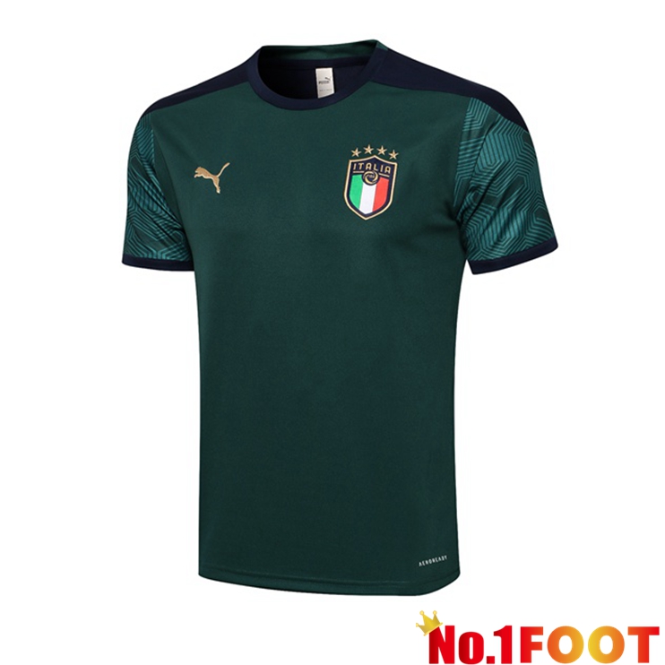 Italy Training T Shirt Green 2021/2022