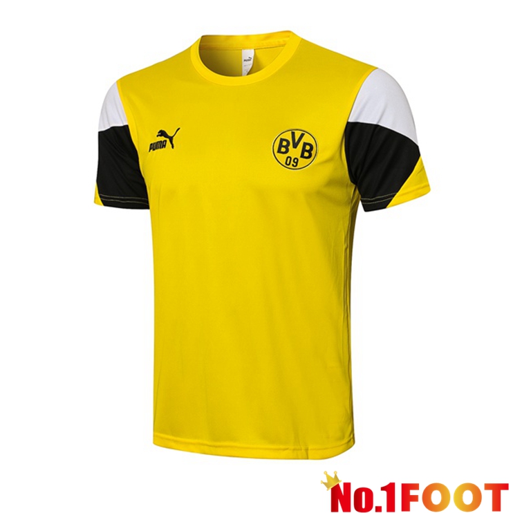 Dortmund Training T Shirt Yellow 2021/2022