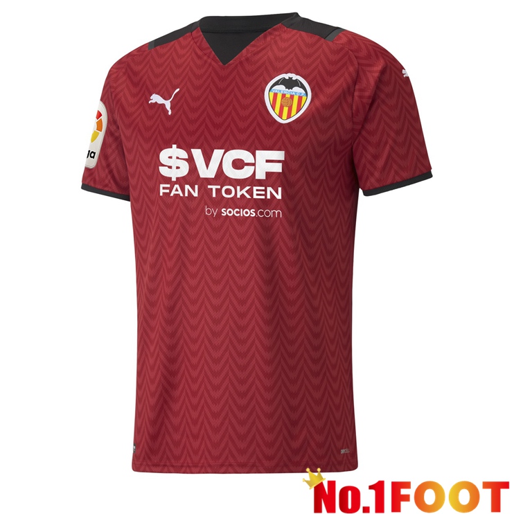 FC Valencia Away Jersey Red 2021/2022