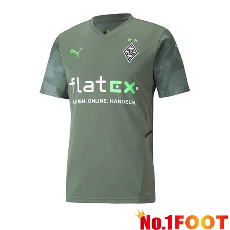 Monchengladbach Away Jersey Green 2021/22