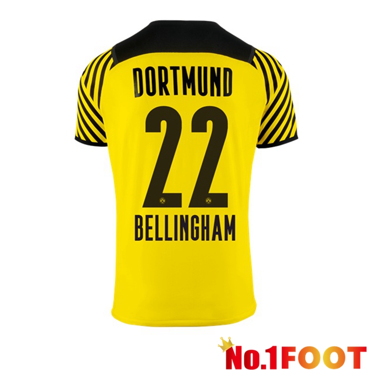 Dortmund (Bellingham 22) Home Jersey Yellow 2021/22