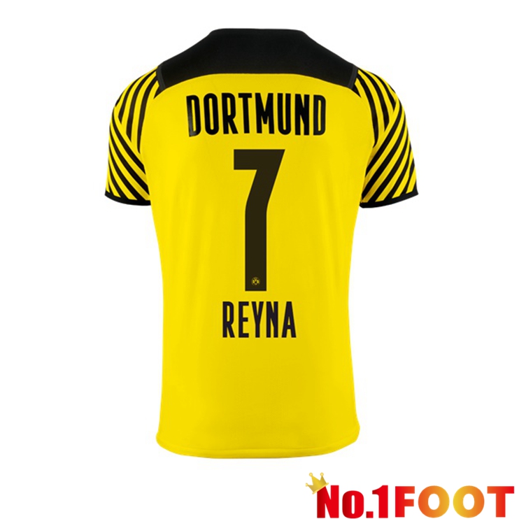 Dortmund (Reyna 7) Home Jersey Yellow 2021/22