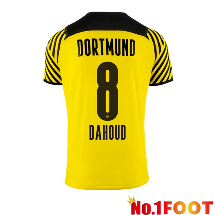 Dortmund (Dahoud 8) Home Jersey Yellow 2021/22