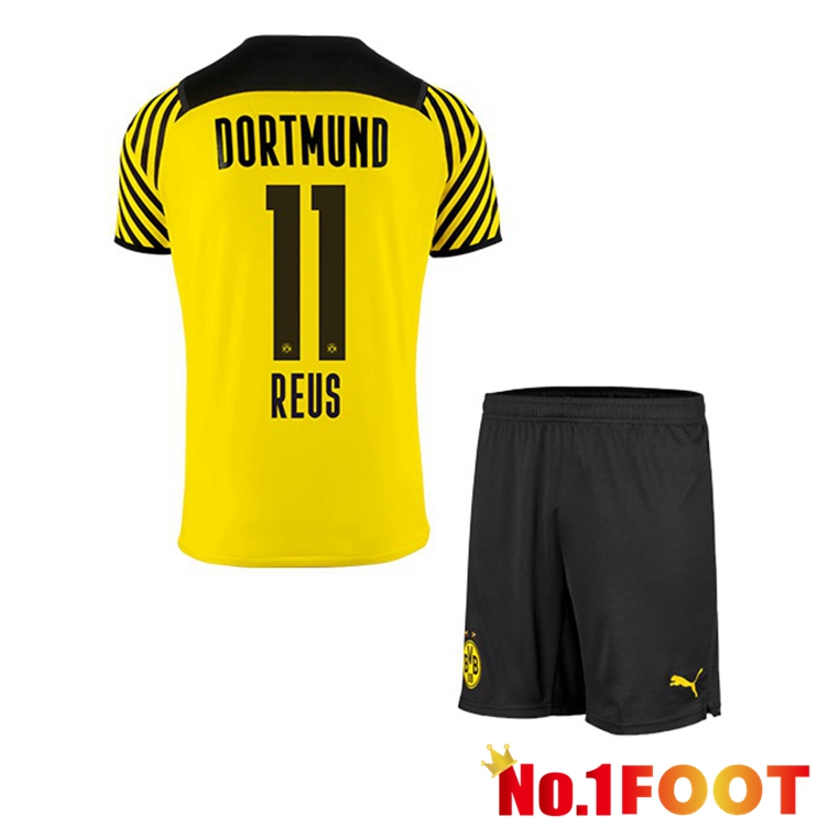 Dortmund (Reus 11) Kids Home Jersey Yellow 2021/22