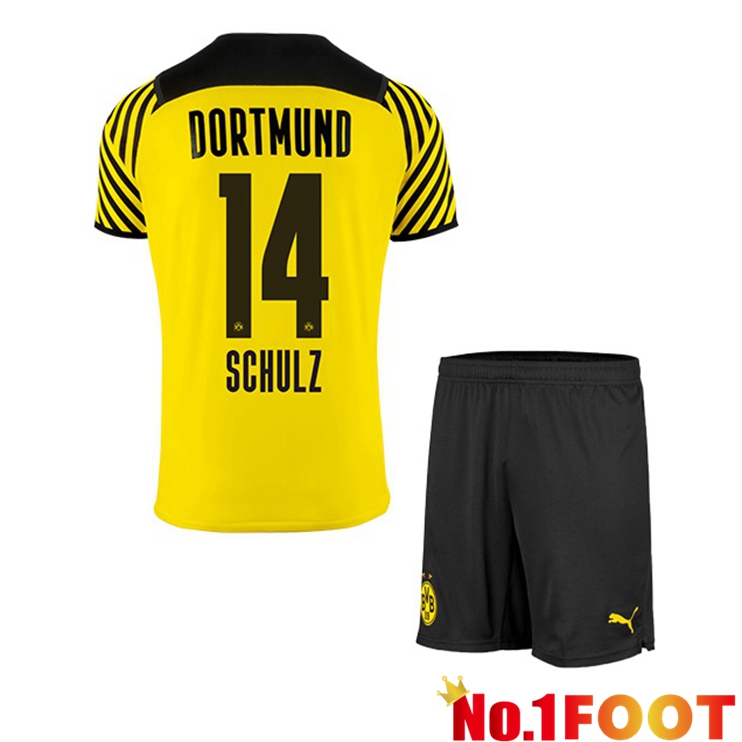 Dortmund (Schulz 14) Kids Home Jersey Yellow 2021/22