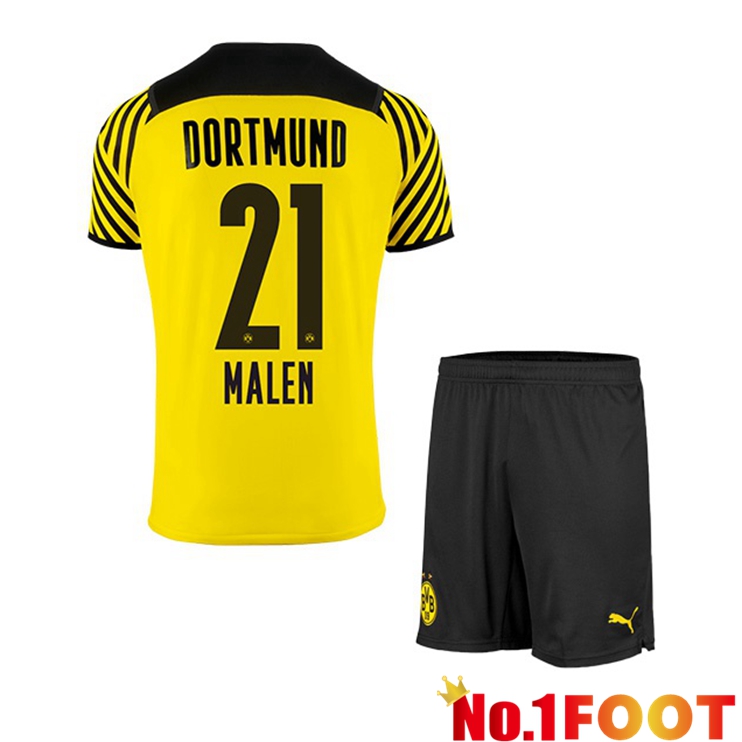 Dortmund (Malen 21) Kids Home Jersey Yellow 2021/22