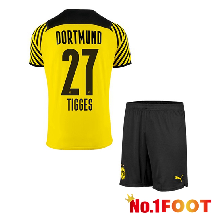 Dortmund (Tigges 27) Kids Home Jersey Yellow 2021/22