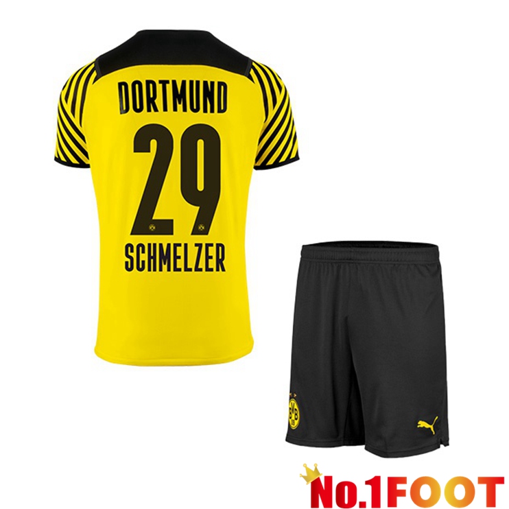 Dortmund (Schmelzer 29) Kids Home Jersey Yellow 2021/22