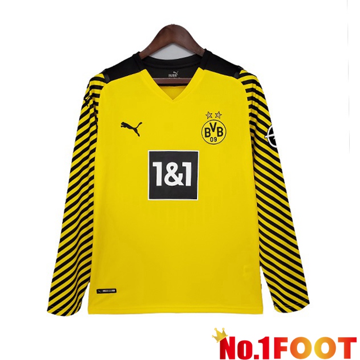 Dortmund Long sleeve Home Jersey Yellow 2021/22