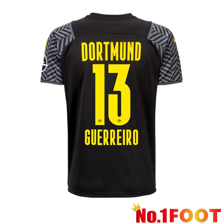 Dortmund (Guerreiro 13) Away Jersey Black 2021/22