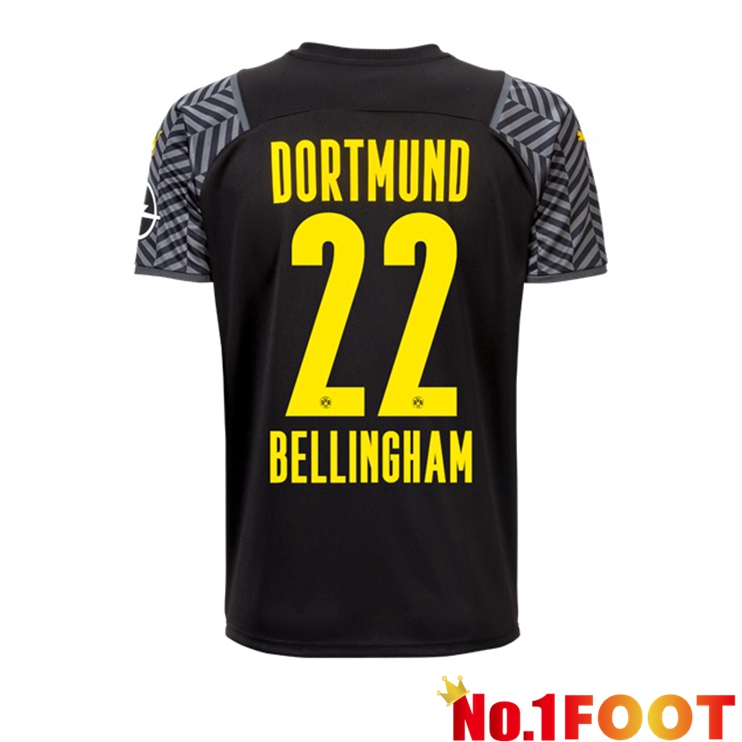 Dortmund (Bellingham 22) Away Jersey Black 2021/22