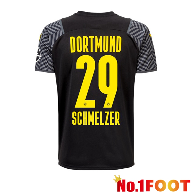 Dortmund (Schmelzer 29) Away Jersey Black 2021/22